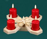 Advent Candle Holder<br>Small Pillar or Tea Lights